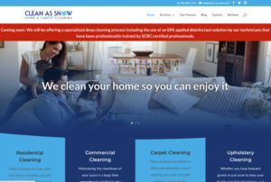 Clean As Snow Home and Carpet Cleaning